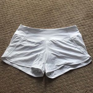 White Lululemon Shorts